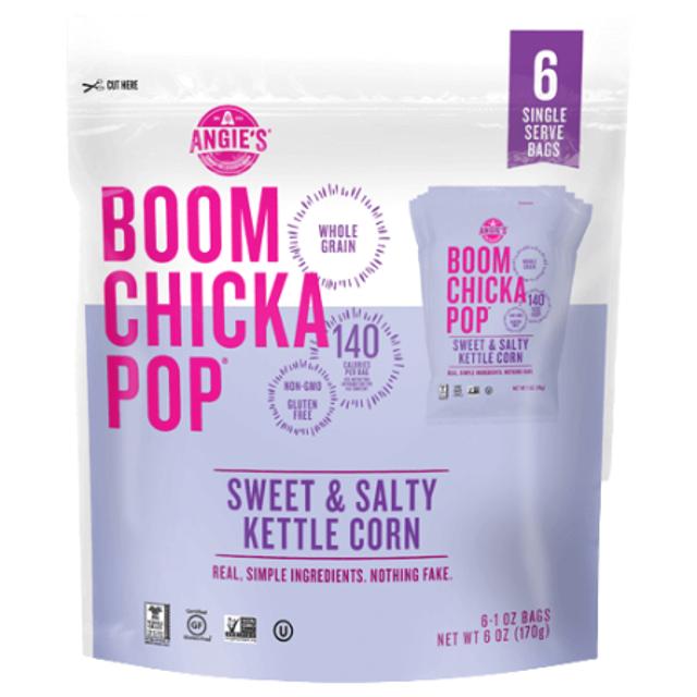 Angie’s Boom Chicka Pop Sweet & Salty Kettle Corn 6 ct 6 oz
