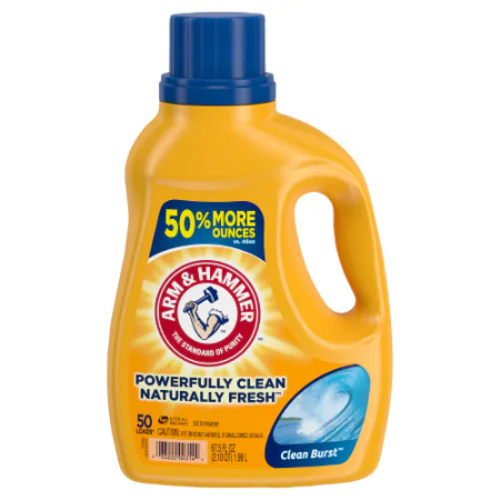 Arm & Hammer Clean Burst Liquid Laundry Detergent 50 oz