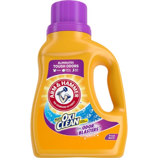 Arm & Hammer Oxi Clean Odor Blasters Fresh Burst Scent Liquid Laundry Detergent 45.5 oz