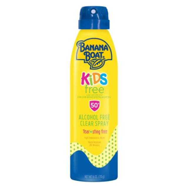 Banana Boat Kids Alcohol Free Sunscreen Spray SPF 50+ 6 oz