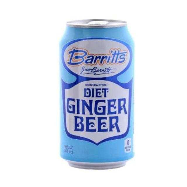 Barritt's Diet Ginger Beer 12 oz