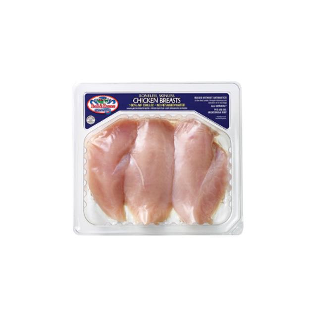 Chicken Breasts (Fresh), Bell & Evans Boneless Skinless 1.4 lb