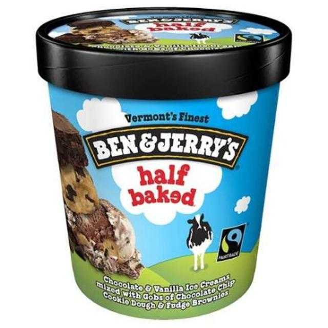 Ben & Jerry's Half Baked Ice Cream 16 oz