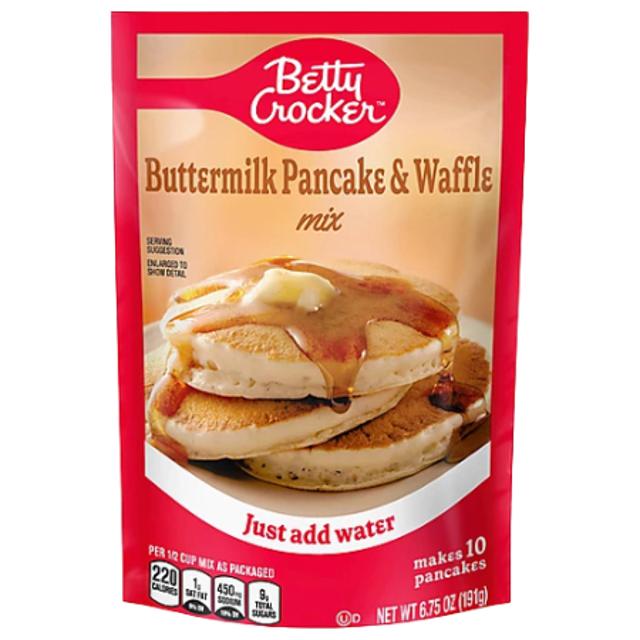 Betty Crocker Buttermilk Pancake & Waffle Mix  6.75 oz