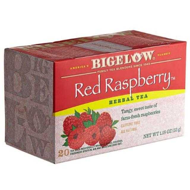 Bigelow Red Raspberry Herbal Tea Bags 20 ct 1.18 oz