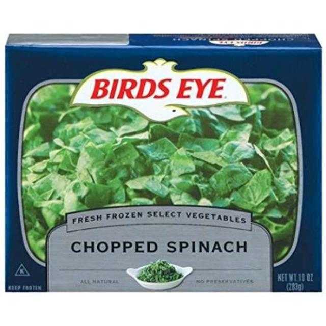 Birds Eye Chopped Spinach 10 oz