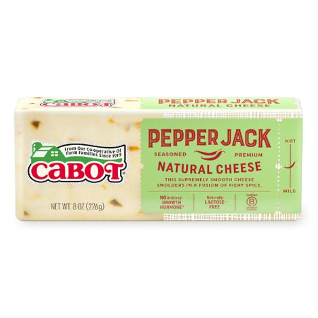 Cabot Pepper Jack Natural Cheese 8 oz