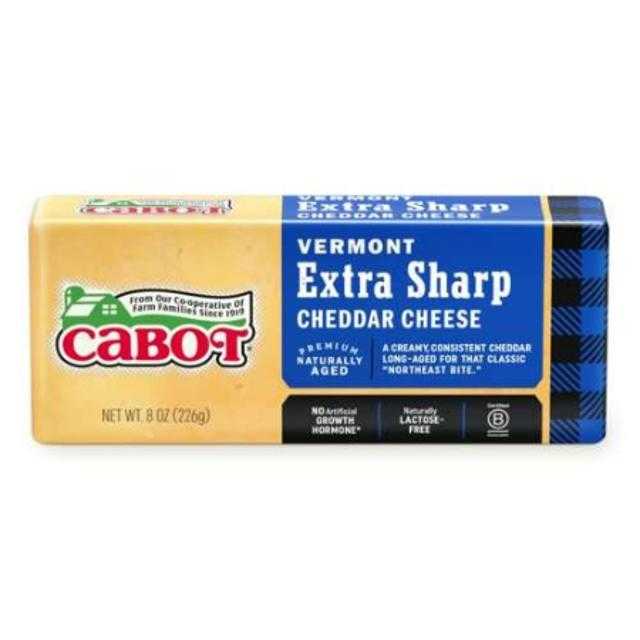 Cabot Vermont Extra Sharp Cheddar Cheese 8 oz