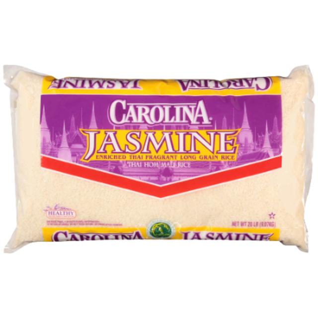 Carolina Jasmine Long Grain Rice 20 lb