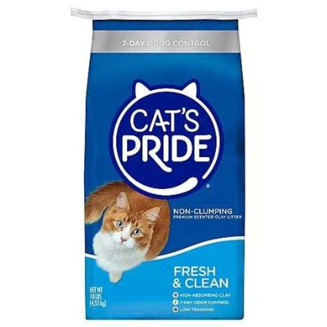 Cat's Pride Non-Clumping Premium Scented Fresh & Clean Cat Litter 10 lb