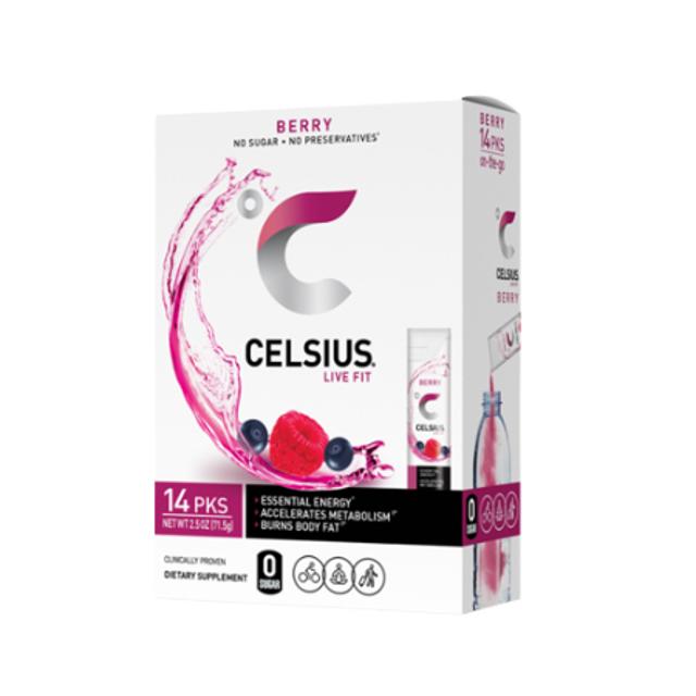 Celsius On The Go Berry 14 Pack 2.5 oz