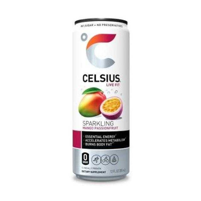 Celsius Sparkling Mango Passionfruit 12 oz