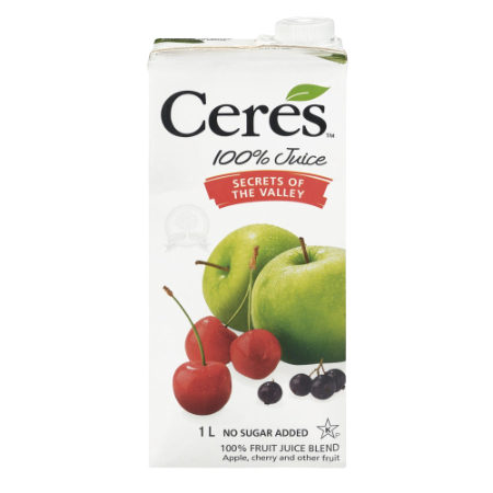 Ceres 100% Fruit Juice Secrets of The Valley 1 L