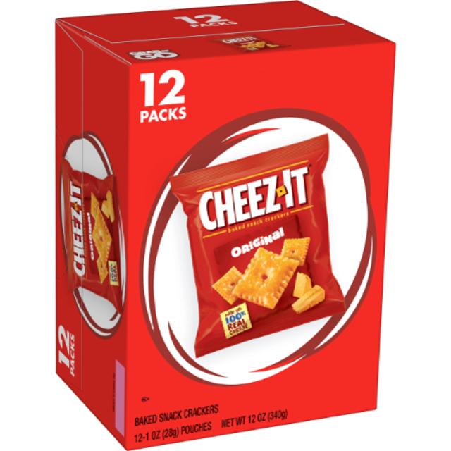 Cheez-It Original Crackers 12 Pack 1 oz