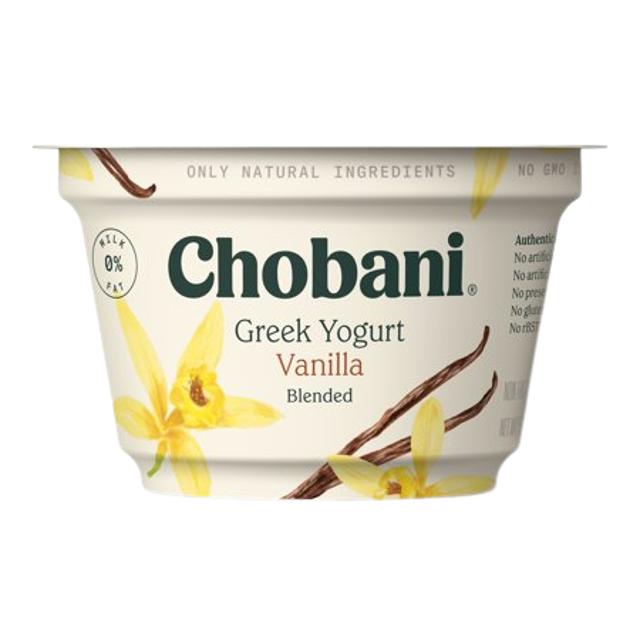 Chobani Greek Yogurt Vanilla 5.3 oz