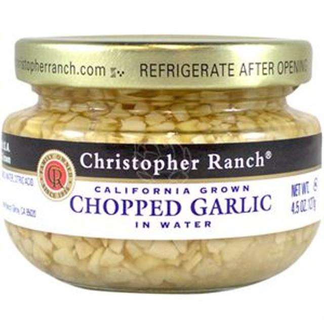 Christopher Ranch Chopped Garlic in Water 4.25 oz