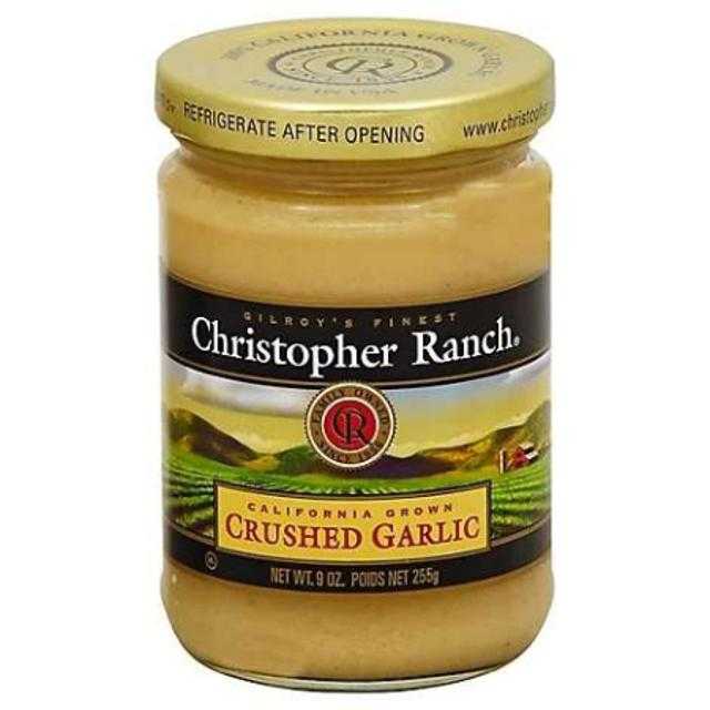 Christopher Ranch Crushed Garlic 9 oz