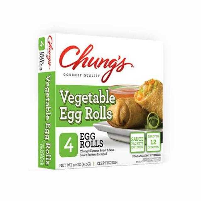 Chung's Vegetable Egg Rolls 4 ct 12 oz