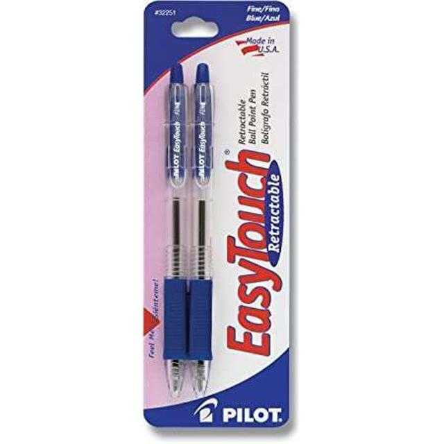 Pilot Easytouch Retractable Ball Point Pens Blue 2 ct