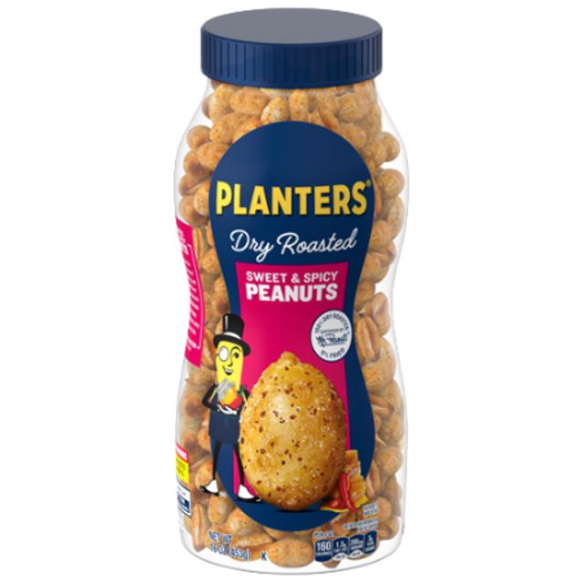 Planters Dry Roasted Sweet & Spicy Peanuts 16 oz
