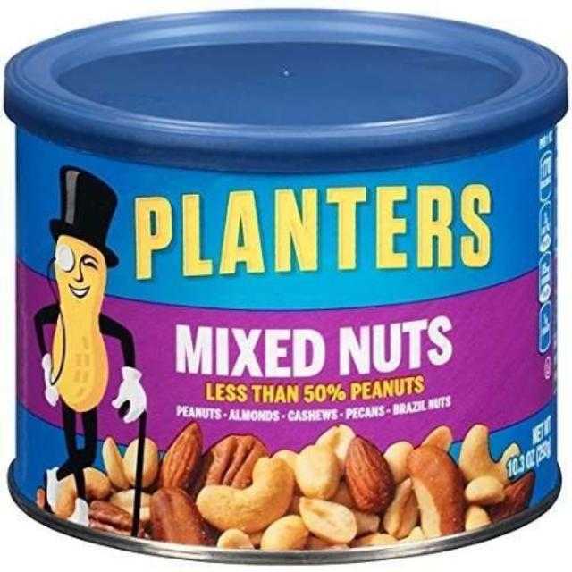 Planters Mixed Nuts Unsalted 10.3 oz