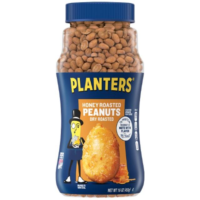 Planters Peanuts Honey Roasted 16 oz