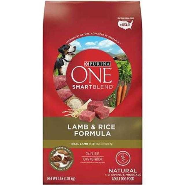 Purina One Lamb & Rice Formula Dog Food 4 lb