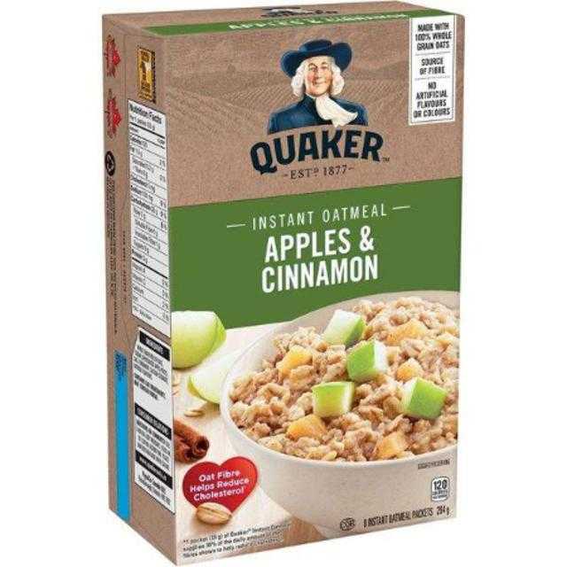 Quaker Instant Oatmeal Apples & Cinnamon 264 g