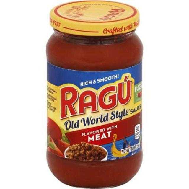 Ragu Old World Style Meat Sauce 14 oz