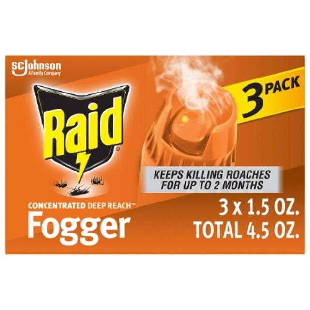 Raid Concentrated Deep Reach Fogger 3 ct