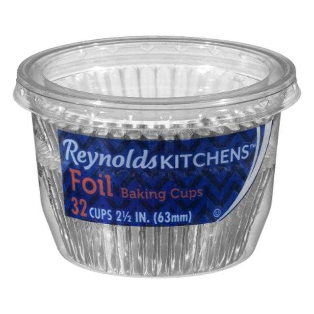 Reynolds Large Foil Baking Cups 32 ct 2.5 in