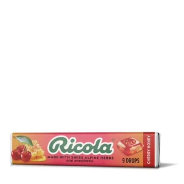 Ricola Cherry Honey Cough Drops 9 ct