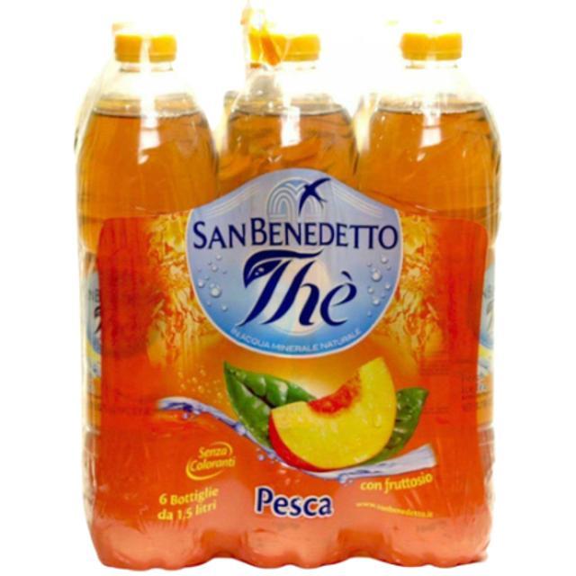 San Benedetto Iced Tea Peach 6 Pack 1.5 L