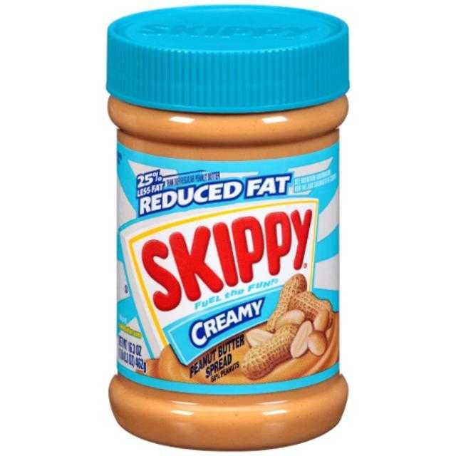 Skippy Creamy Reduced Fat Peanut Butter 16.3 oz