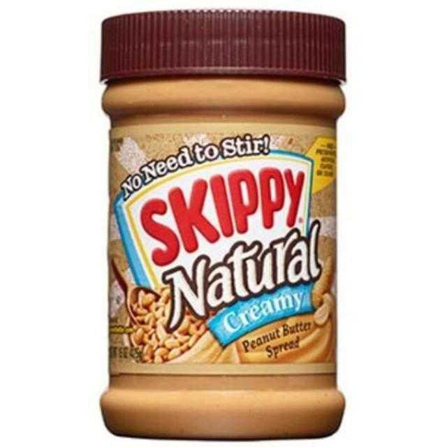 Skippy Natural Creamy Peanut Butter 15 oz