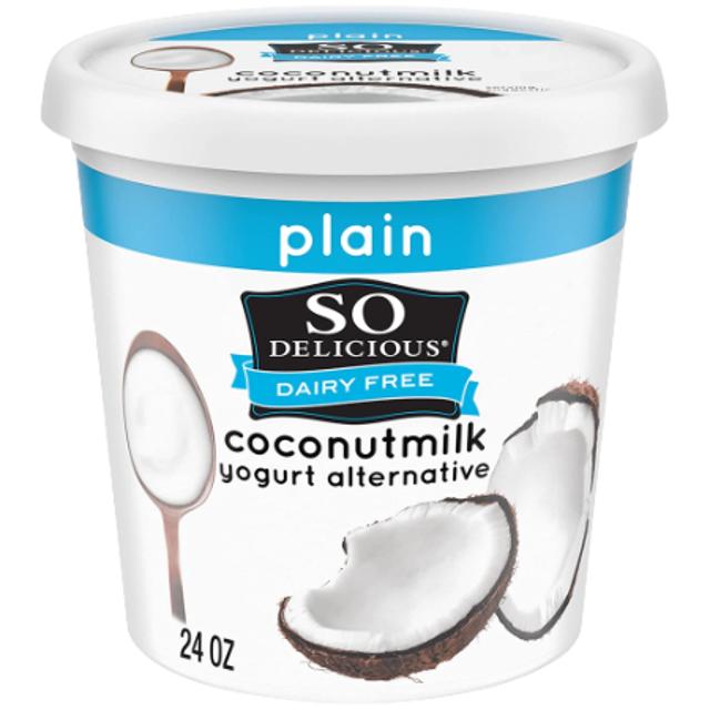So Delicious Dairy-Free Coconut Milk Plain Yogurt  24 oz