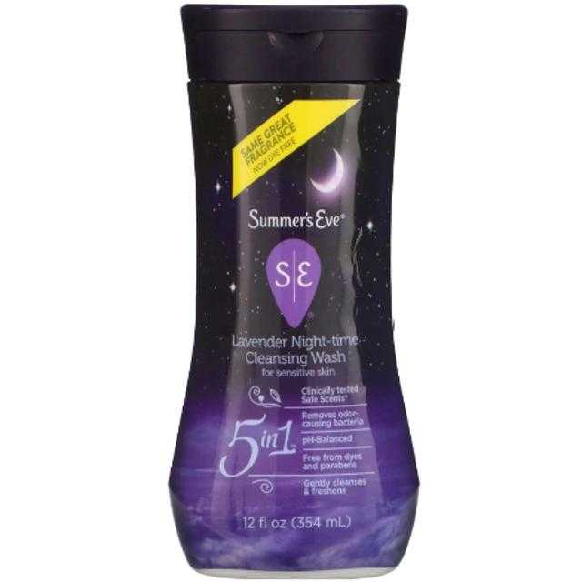 Summer's Eve Lavender Night-Time Cleansing Wash 12 oz