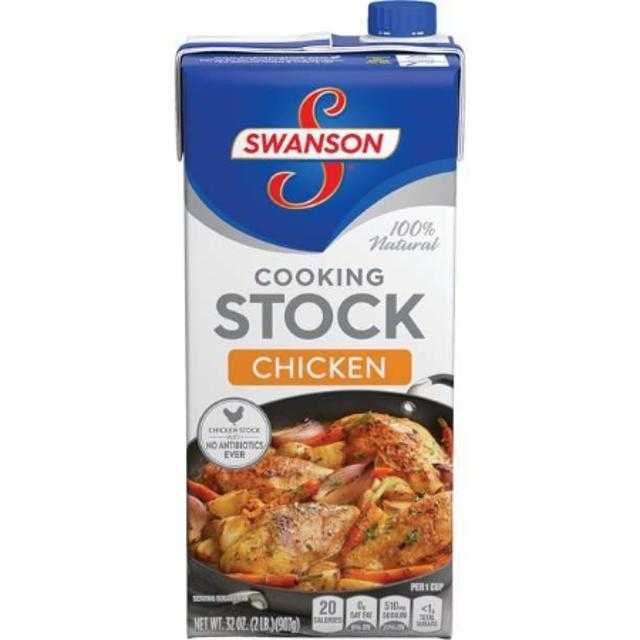 Swanson Unsalted Chicken Stock 32 oz