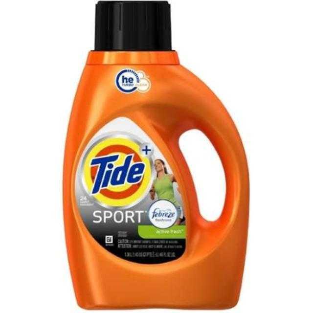 Tide HE Sport Febreze Liquid Laundry Detergent 46 oz