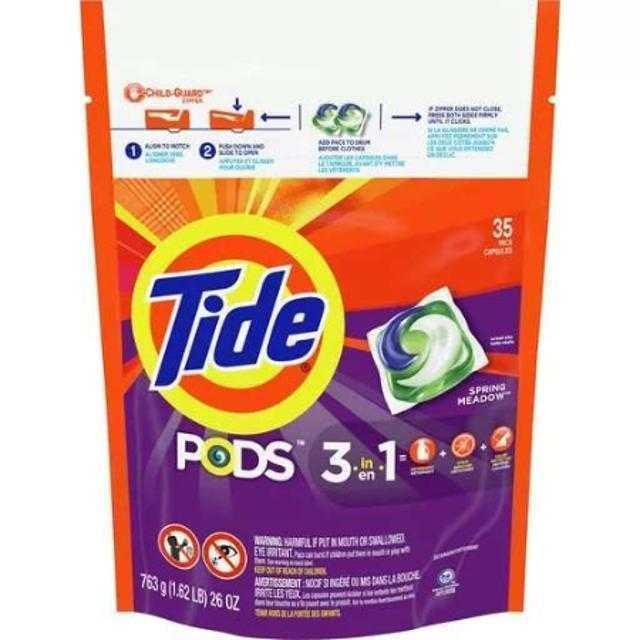 Tide Pods 3-in-1 Spring Meadow Laundry Detergent 35 ct