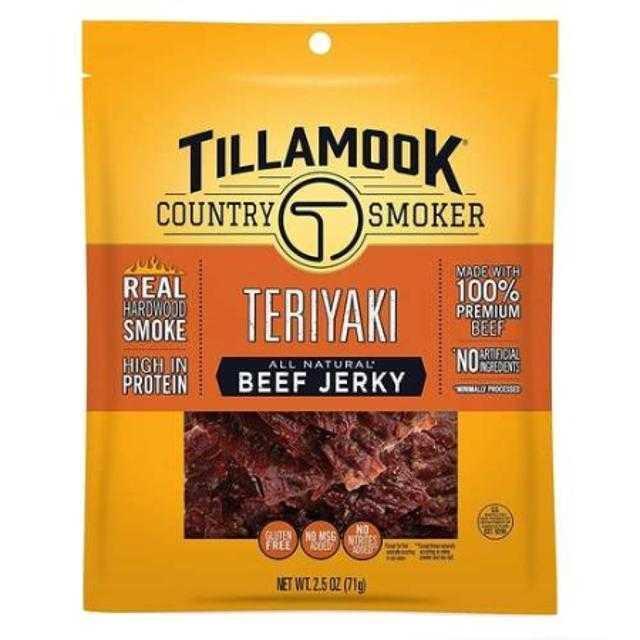 Tillamook Country Smoker Teriyaki Beef Jerky 2.5 oz