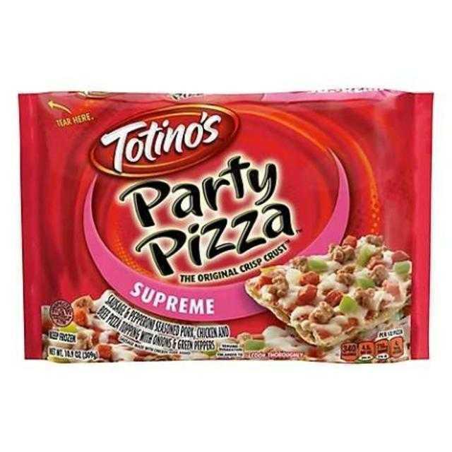 Totino's Party Pizza Supreme 10.9 oz