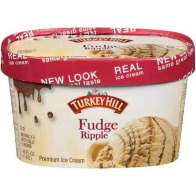 Turkey Hill Fudge Ripple Ice Cream 46 oz