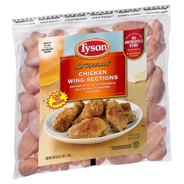 Tyson Chicken Wing Sections 40 oz