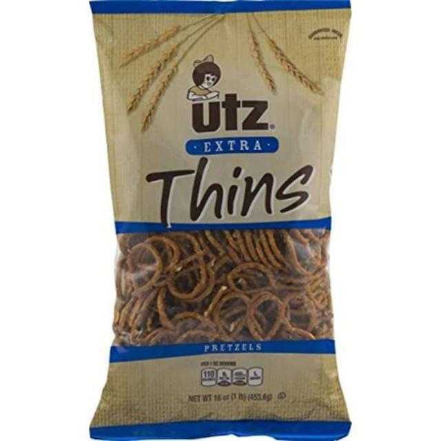 Utz Extra Thin Pretzel 3.875 oz