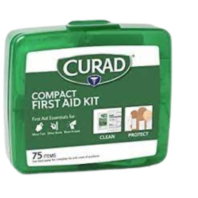 Curad Compact First Aid Kit 75 ct