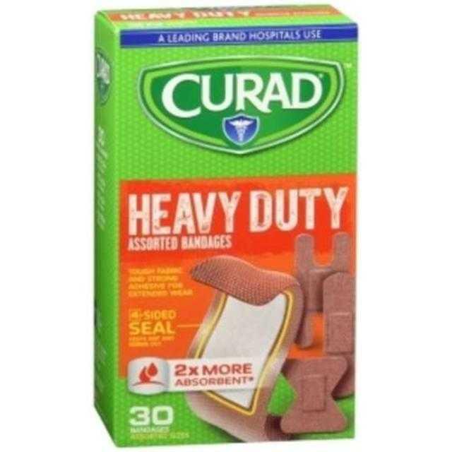 Curad Heavy Duty Assorted Bandages 30 ct