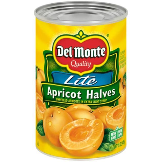 Del Monte Lite Apricot Halves in Light Syrup 15 oz