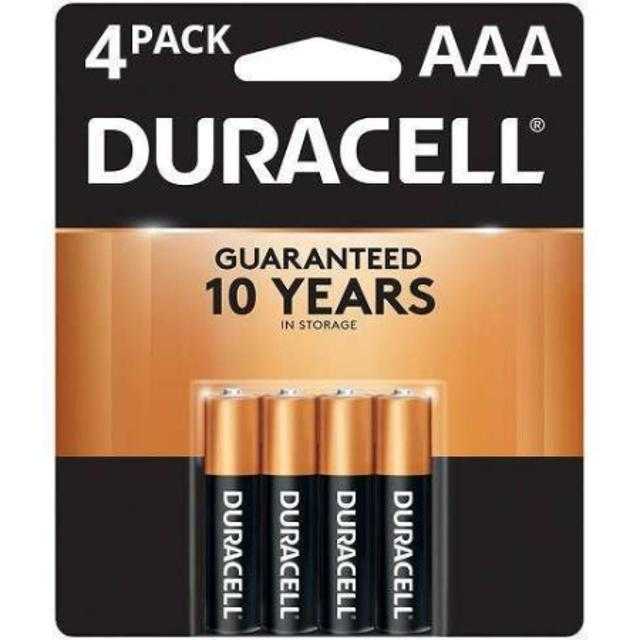 Duracell AAA Batteries 4 ct