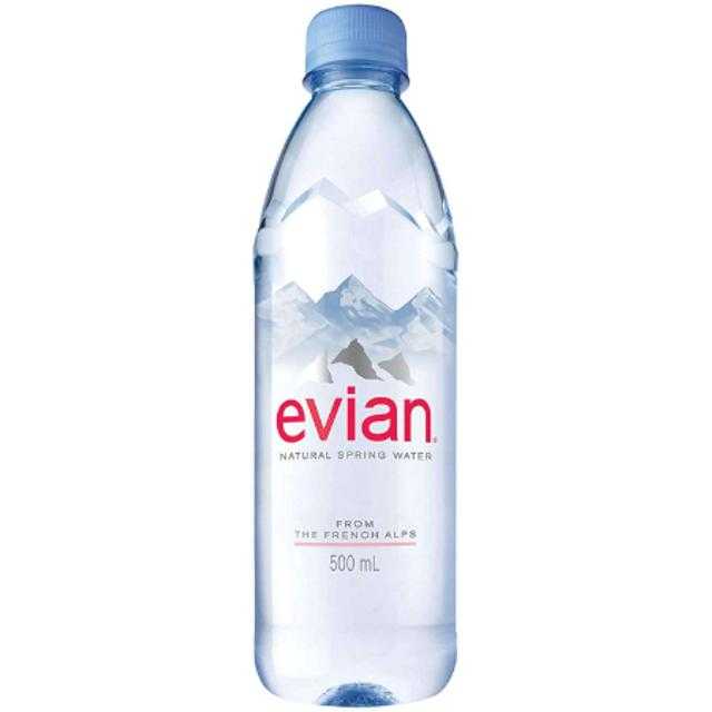 Evian Natural Spring Water 500 ml